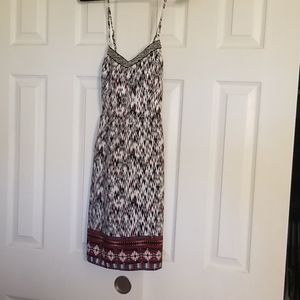 Aztec print dress